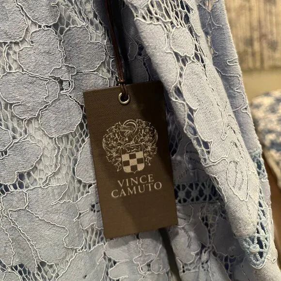 Vince Camuto Lace A-Line Long Sleeve Dress - Picture 2 of 4